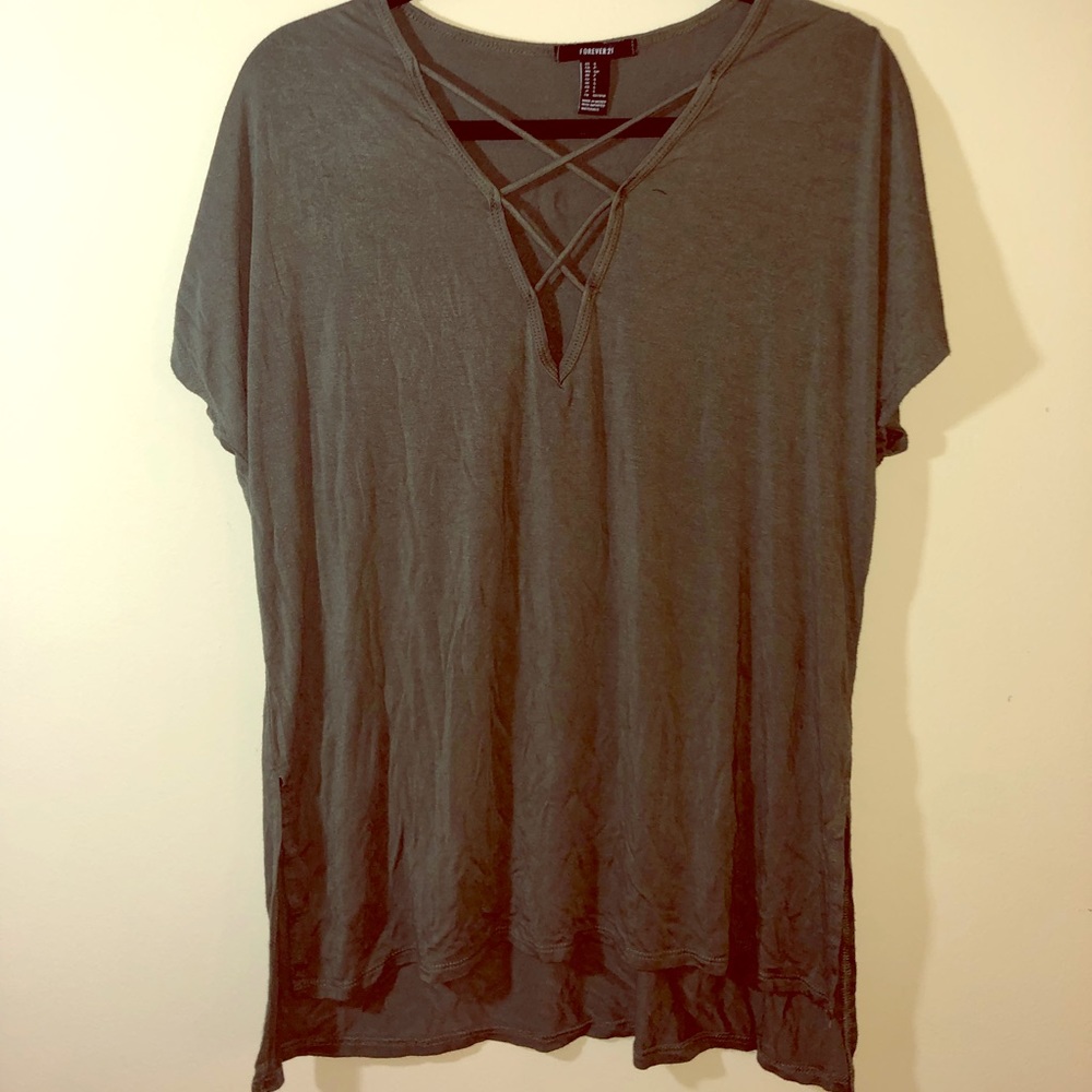 Forever 21 green shirt
